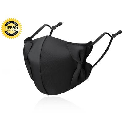 Masque Solaire Anti-UV UPF50+ Soie Glacée Masque Anti-Soleil 3D Nœud Masque Anti-Soleil Sans Trace Été Sports d'Extérieur Masque Facial Respirant Masque de Golf