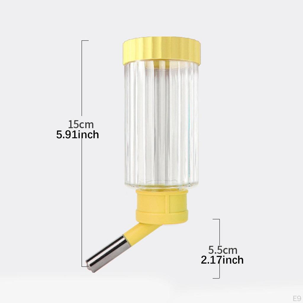 Hamster Water Bottle Bird Parrot Drinker Convenient Dwarf Hamsters Dispenser Drinking Device