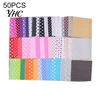 30/50Pcs 10cmx10cm Floral Print DIY Patchwork Cloth Sewing Quilting Material