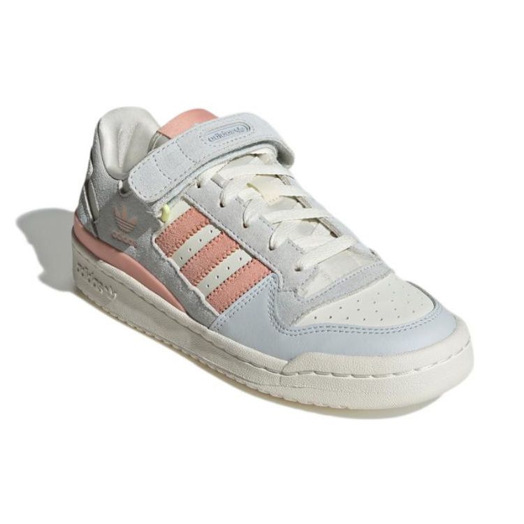 Adidas Forum Low Blue Tint Pink Women Sneakers Off-White Yellow-Tint GY4683