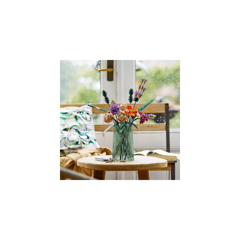 LEGO Botanical Flower Bouquet Building Set 10280 Decorative Toy for Home Interior Gift for Men and Women