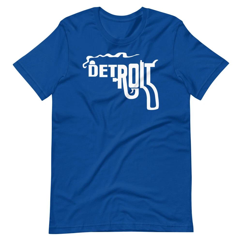 Detroit Smoking Gun Mac Always Sunny Short-Sleeve 100% Cotton T-shirt Mens Tees Top 3XL