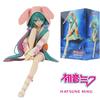 14CM NEW Anime HATSUNE MIKU Figure Noodle Stopper Figure Rabbit Ear Pajamas Model Toy Doll Aciton Figure Collection Gift PVC