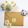 500 PCs/roll 1 Inch Cartoon Stickers, Cute Thank You Stickers for Gift Wrap, Envelope Closure, Diy Decoration