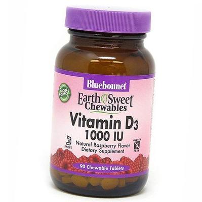 Vitamina D masticabile, Vitamina D3 1000 Chew, 90 compresse Lampone (36393007)