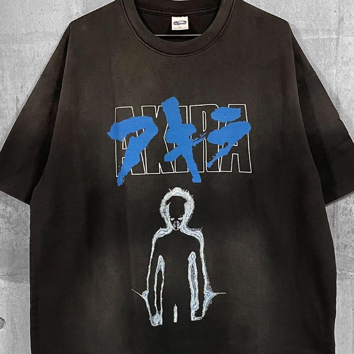 AKIRA Tetsuo Kaneda Graphic T-Shirt XL Black Cyberpunk Anime Tee XL
