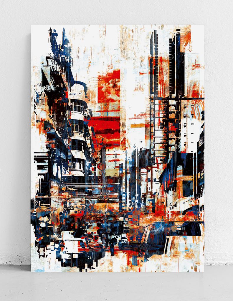 Abstract City Poster