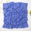 Solid Color Linen Scarf for Women  Spring and Summer New Cotton Candy Monochrome Warm Gauze Scarf Travel Sunscreen Shawl