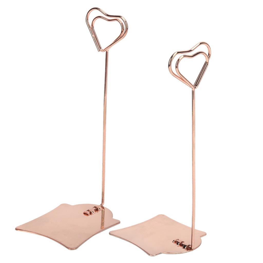2Pcs Table Number Holder Multipurpose   Name Card Clips for Wedding Party