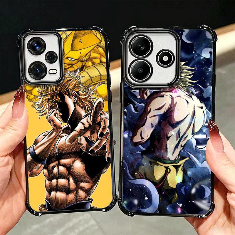 JoJo Adventure Dio Diego Brando Soft Phone Case For Xiaomi Redmi Note 14 15 Pro Plus 13 12 11S 11T 5G 10 9S 9 Plating Anti-Fall