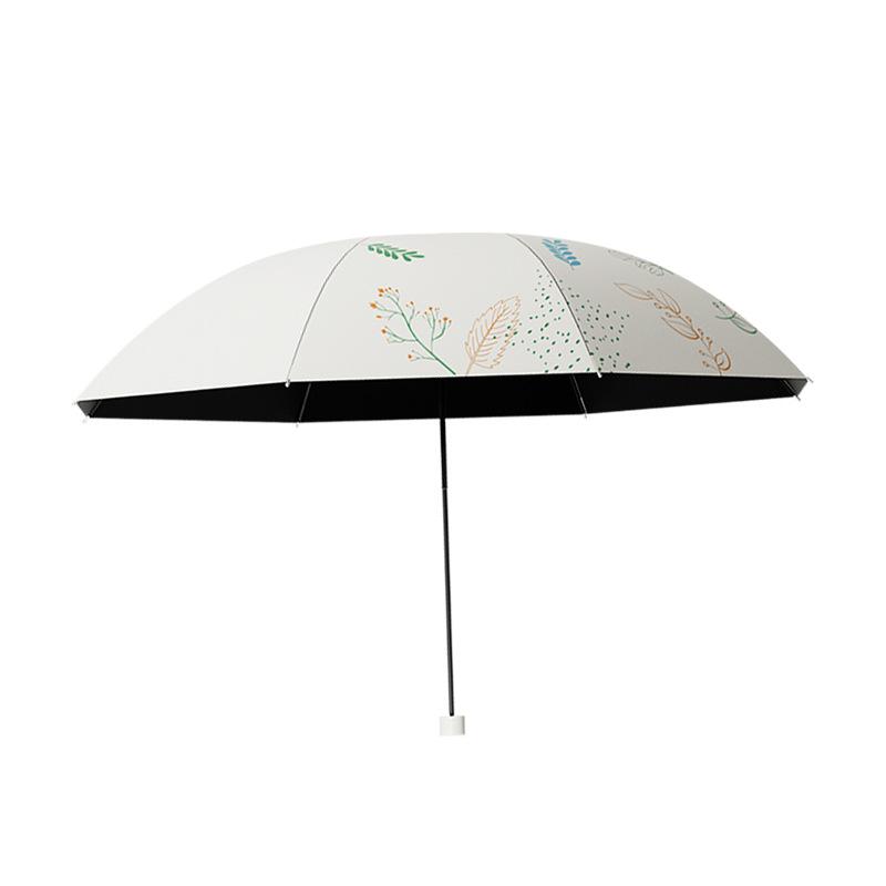 Strictly selected sunscreen and UV protection parasol, light and small folding portable vinyl sun umbrella, weather and rain dual-purpose men's