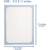 Certificate Paper 8.5 x 11 Inches, 100-Pack Diploma Paper, Letter Size, Blank, Blue Borders