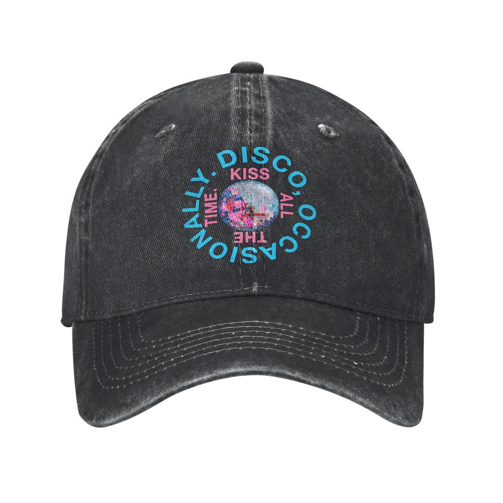 Kuss All The Time Disco, Gelegentlich 2026 Sonne Baseballkappe Paar Damen Hüte Frühling Outdoor Sport Großhandel Baseballkappen