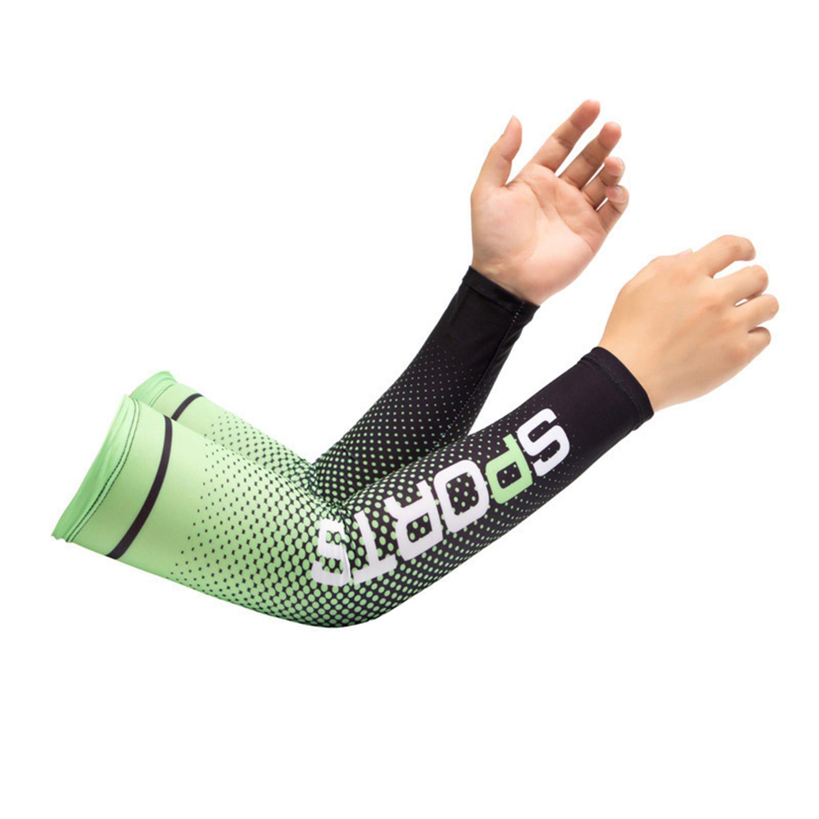 

Ice Silk Arm Sleeves Cooling Sports Sleeves Arm Cover Compression Sleeves Sun Protections Arm Sleeves Cycling Sleeves