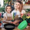 Round Screen Pan Plastic Soil Sieve Filter Mesh Pot Soil Stone Sifter Filtration Home Gardening Tools Flower Plant Nursery Pots