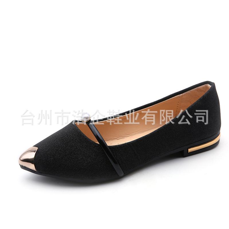 

Summer new women s shoes pointed flat shoes shallow single shoes 35