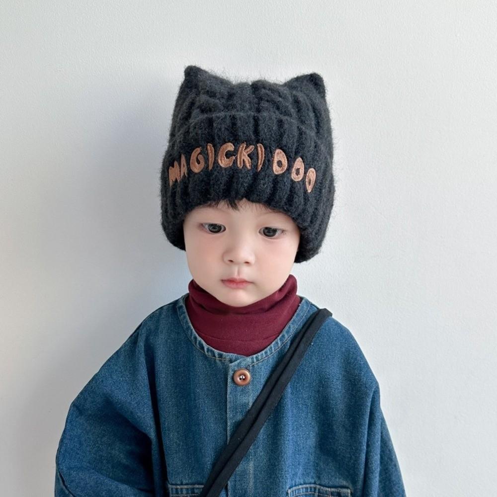 Coldproof Pullover Cap Warm Beanie Hat New Ear Protection Hat  Baby