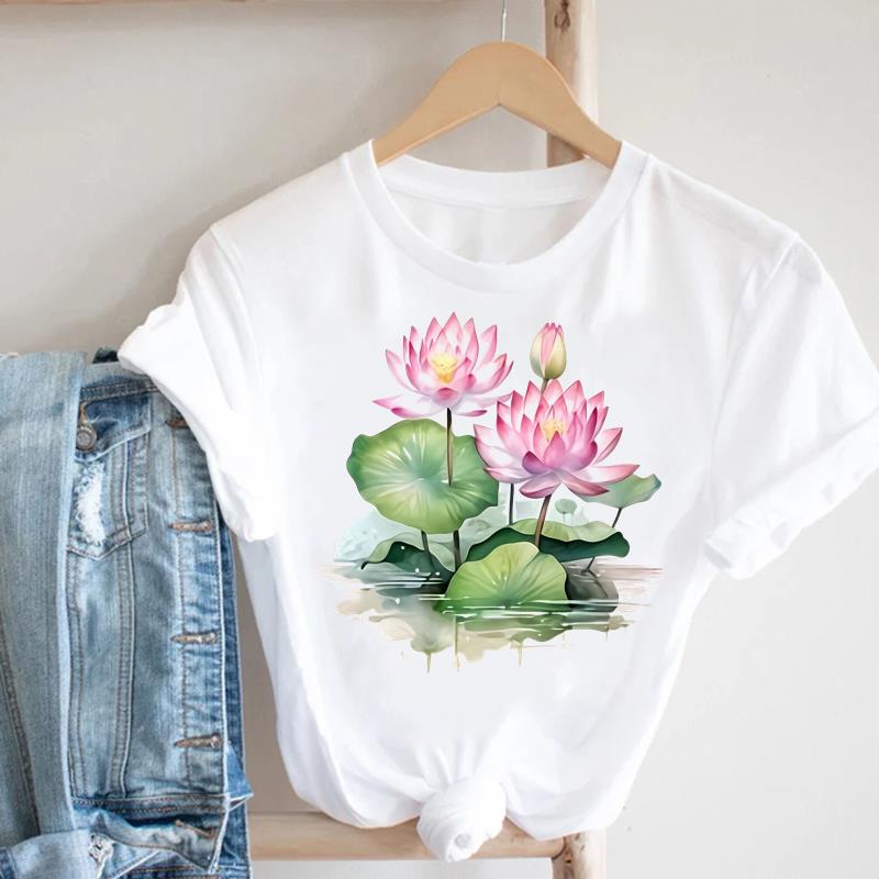 (Asian Size) Lady Female Top Graphic Short Sleeve T-shirts Printed Fashion letter love Clothing Women Casual T Shirt Tee