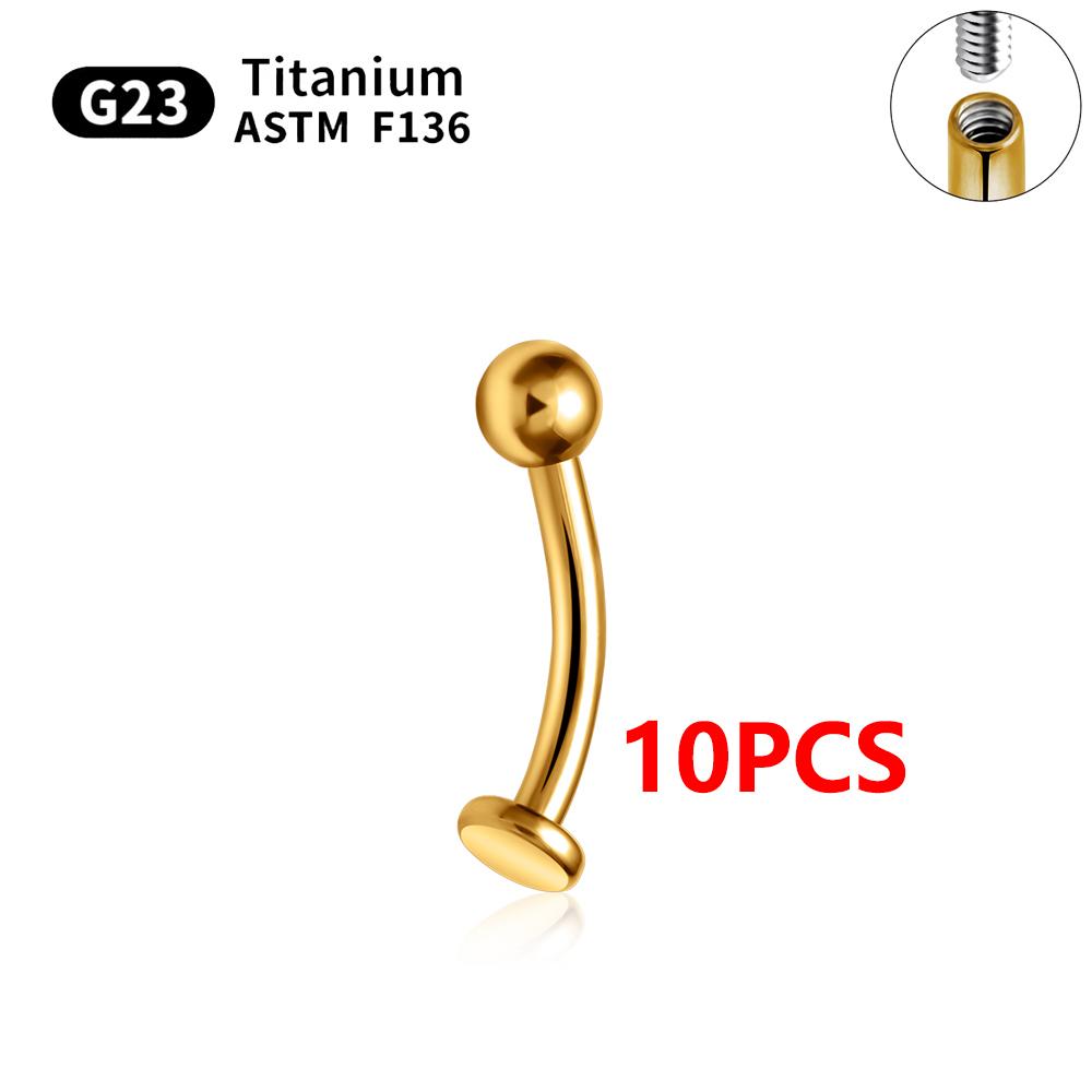 ASTM F136 Titanium 14G Belly Button Rings piercing set Nose Stud Labret Lip Stud Earring Eyebrow Body Jewelry For Women