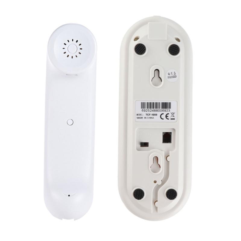 Corded Telephone Portable Pause Redial Flash Wall Mountable Telephone For Household