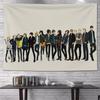 Attack On Titan Anime Tapestry Vertical Cartoon Wall Hanging Art Tapestry For Dorm Bedroom Living Room Home Decoration