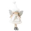 New Christmas Decorations Cute Doll Plush Angel Pendant Ornaments for Christmas Tree Home Party Holiday Hanging Xmas Decor