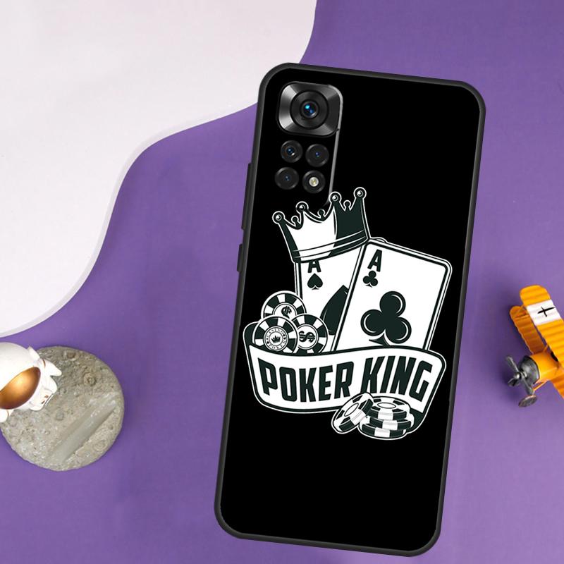 Poker Cards Case For Xiaomi Redmi Note 13 14 Pro 12 9 10 11 Pro 10S 11S 12S Redmi 14C 13C 10C 12C Cover