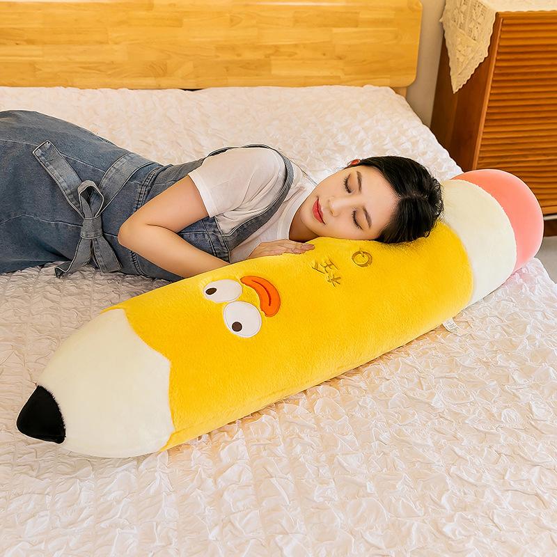 Creative Pencil Throw Pillow Plush Toy Long Pillow Sleeping Leg Rag Doll Give Classmate Gift Doll