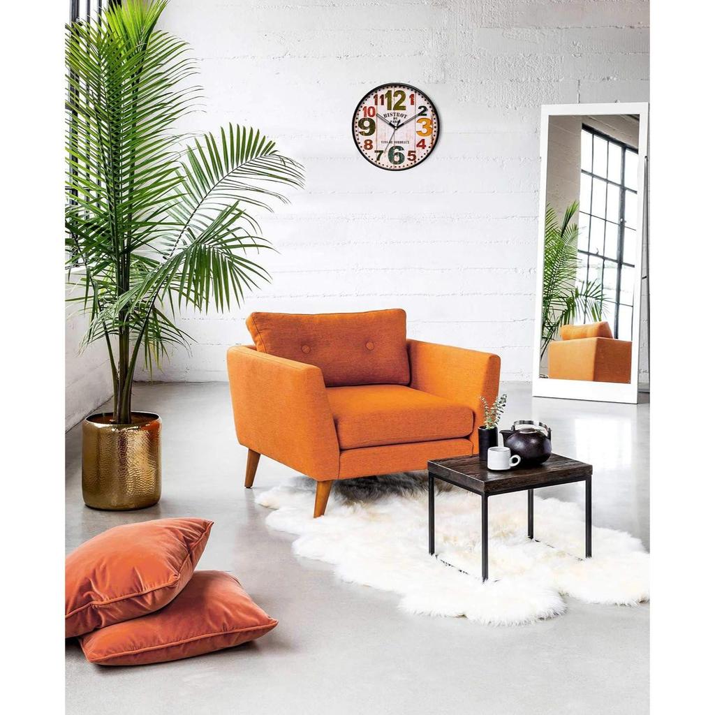 12-inch Plastic Designer 3Sweep Silent (No Tic-Tic Sound) Quartz Movement Round Wall Clock for Home, Wall Clock for Living Room,(30 Cm X 30 Cm X 6 Cm)