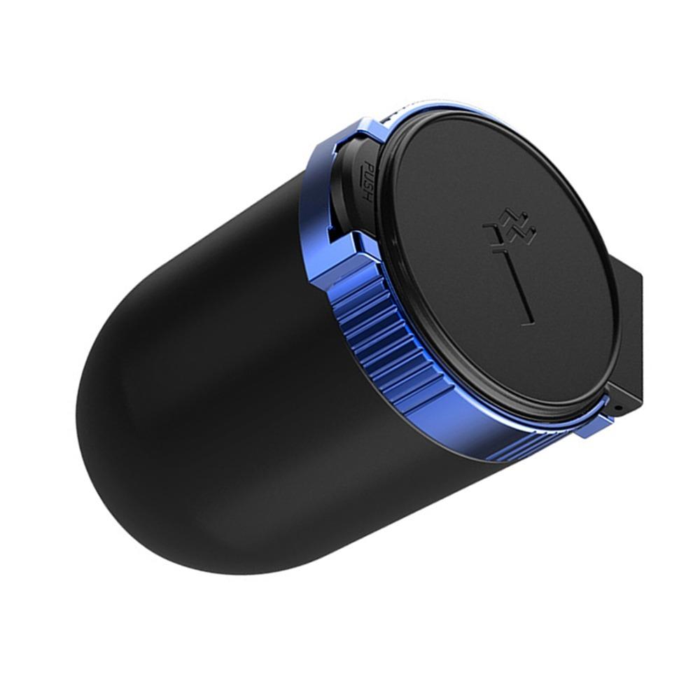 With Lid Car Ashtray LED Blue Light Auto Ashtray Modern Automotive Supplies  Car Interior