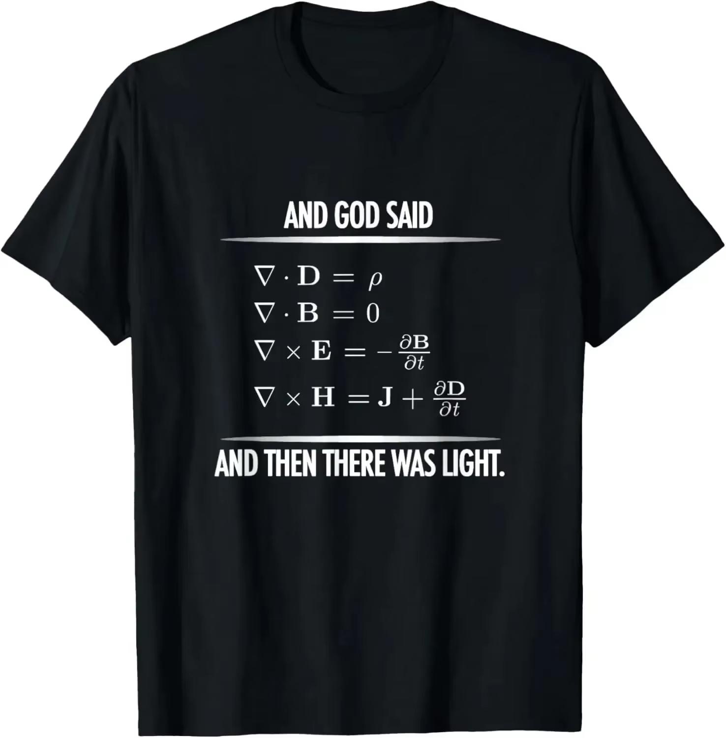 Highquality Cotton Quantum Physics String Theory Scientific Student Printed Breathable and Comfortable Womens Tshirt S