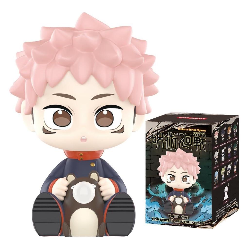 POP MART Jujutsu Kaisen Uniform Series Pop Mart Gacha Gacha Blind Box Figure Plastic Model Premium Toy PVC Soft Vinyl Original Character Birthday