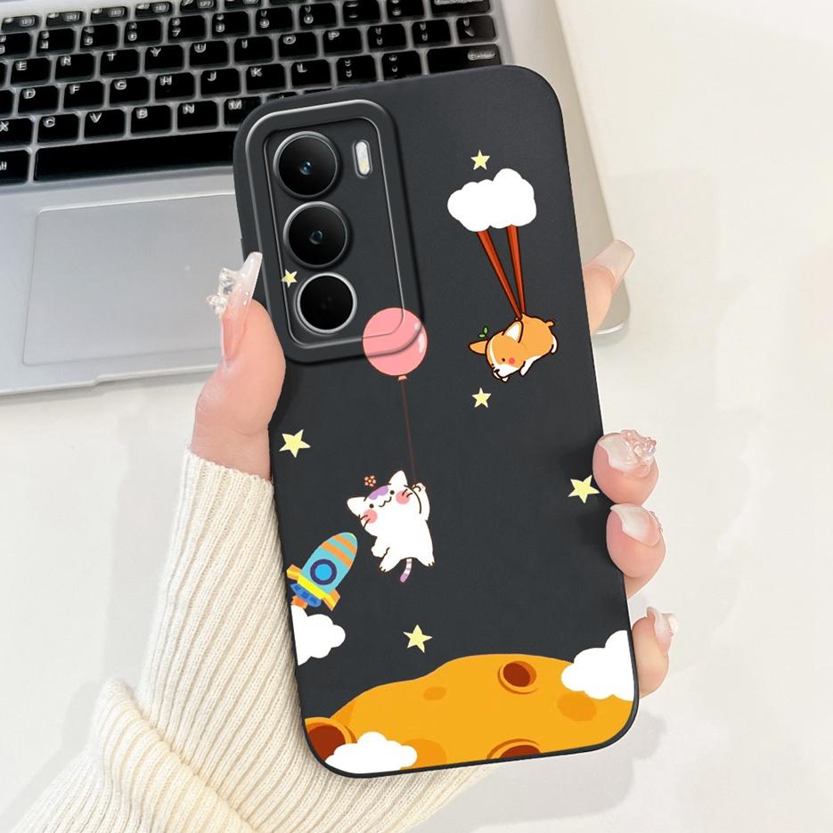 For Realme C75 Case RMX3941 Cute Cat Dinosaur Cartoon Cover Soft TPU Phone Case For Realme C71 C 75 RealmeC75 X C75X Fundas Bags
