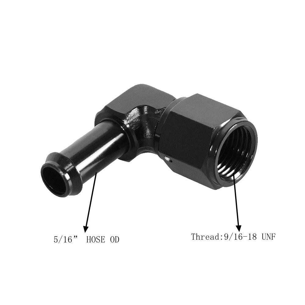 1 szt. Aluminium 6AN 8AN Męski Do 3/8" 5/16" Szybkozłączka Męska Wciskana Adapter Złączki Szybkozłączka