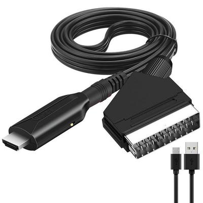 Hdmi To Scart/Scart To Hdmi Converter For Set-Top Box Game Console Audio And Video Adapter