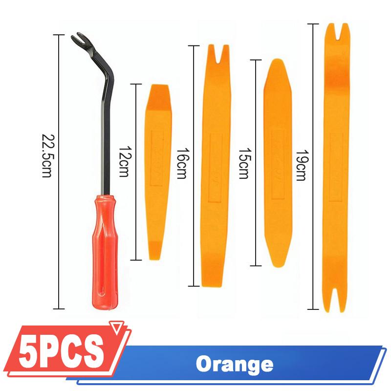 Clip de ușă pentru panou Seturi de instrumente pentru îndepărtarea ornamentelor Lame de navigație Dezasamblare din plastic Instrument de reparare a conversiei de balansoar pentru interiorul mașinii