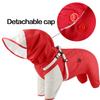 Pet Dog Waterproof Coat Puppy Hooded Jacket for Rainy Day Outdoor Dog Raincoat Reflective Clothes for Small Medium Large Dogs