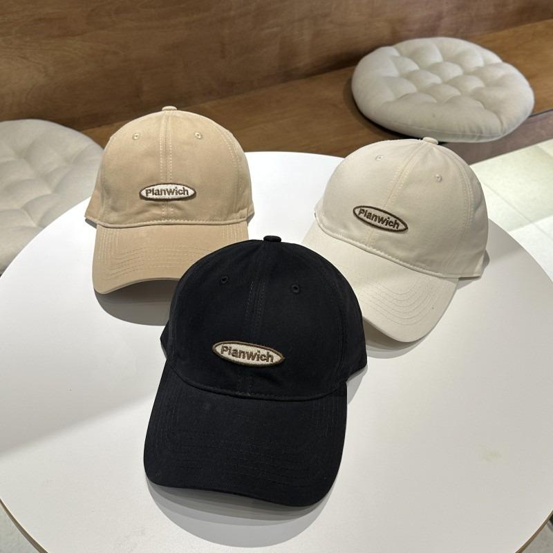Simple letter embroidery hardtop baseball cap spring and summer new versatile casual face cap
