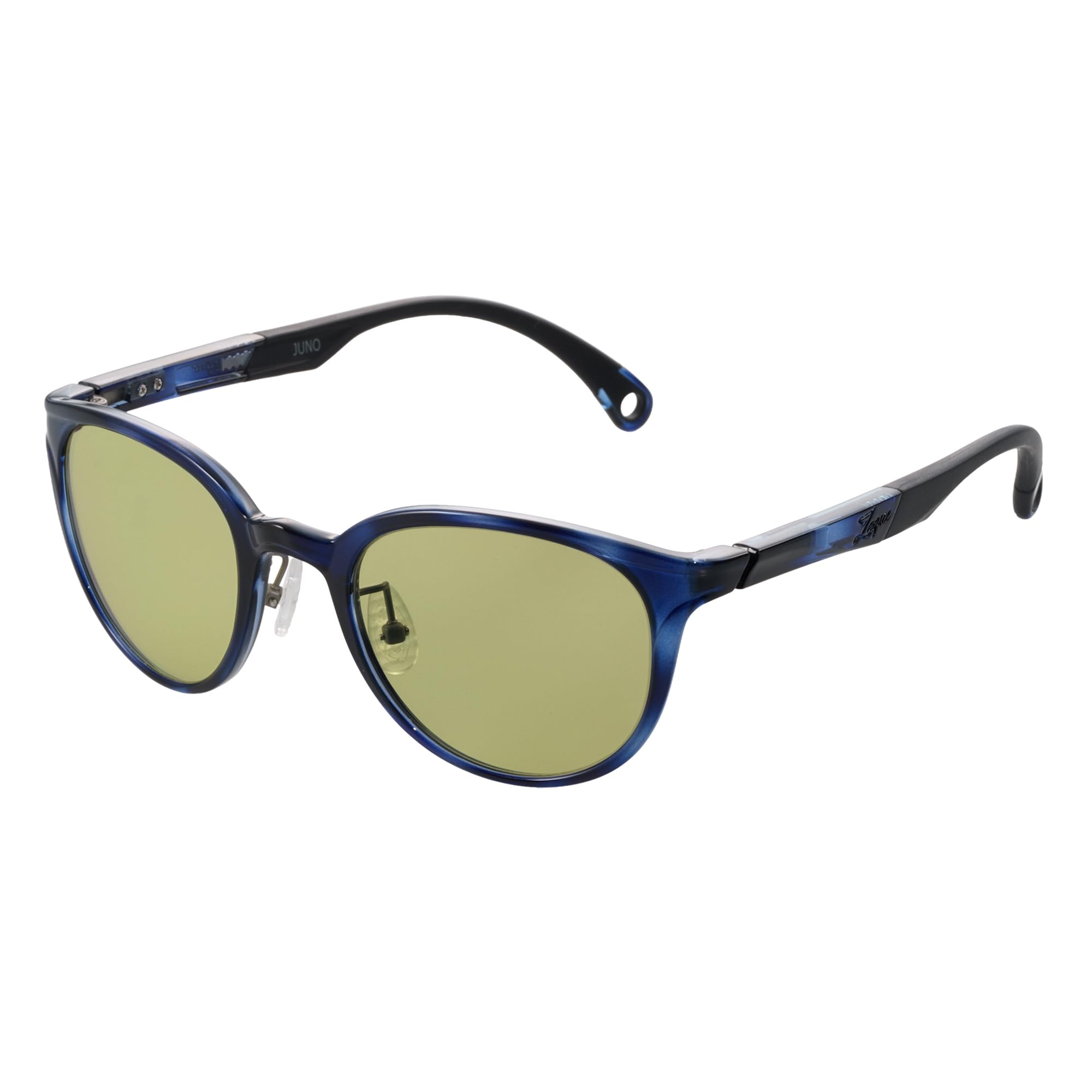 Zeku Polarized Sunglasses JUNO Blue Demi EASE GREEN [Zeque] F-1855