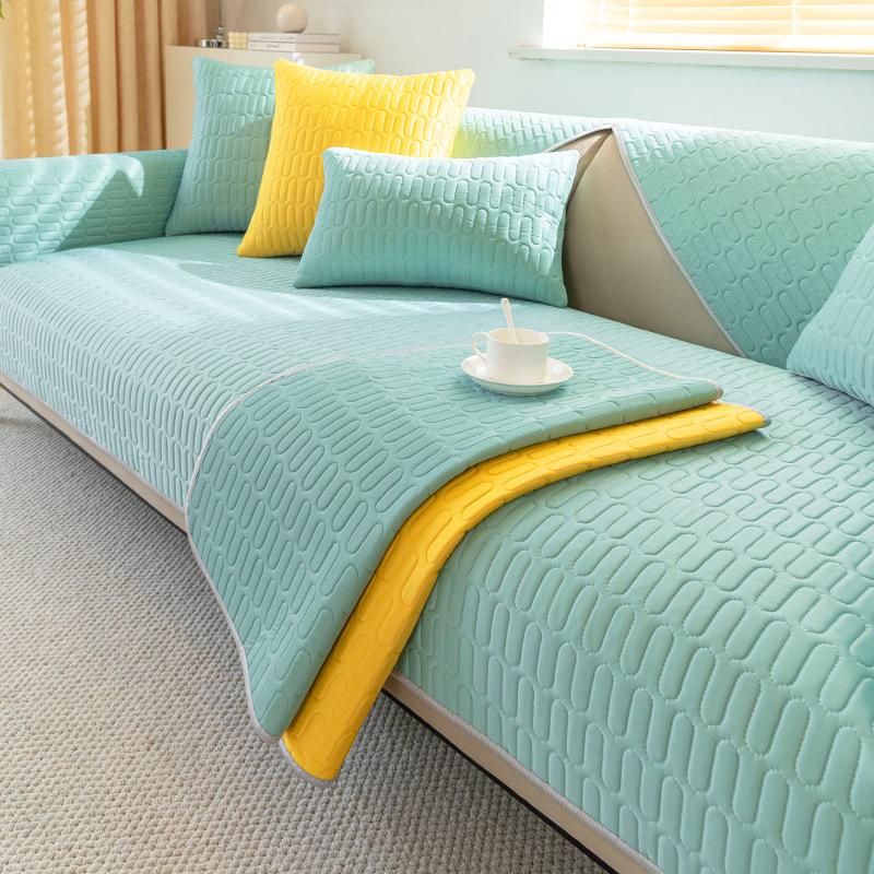 Summer Sofa Cushion Ice Silk Summer Mat Simple Modern Sofa Cover Cool Non-Slip Sofa Cover Towel