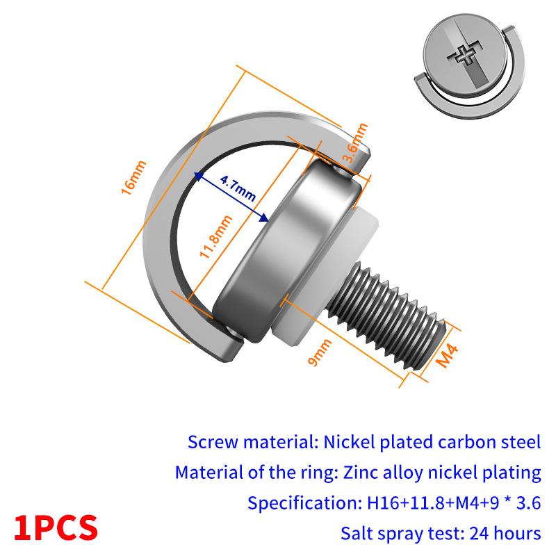 M4 Hand-Tightened Drone Quick Release Remote Control Screw Shoulder Strap Lanyard Screw Drone Accessories Suitable For Dji