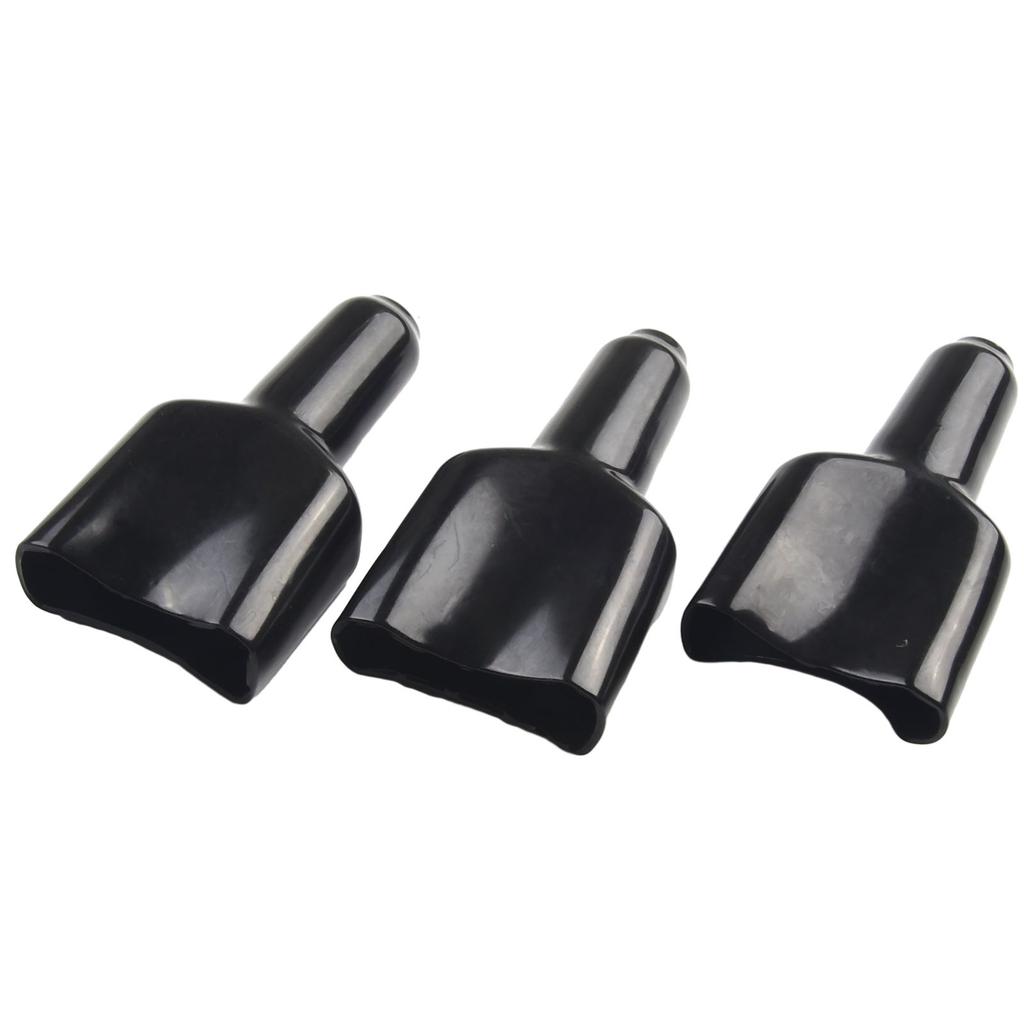 10pcs Waterproof 50A For Plug Connector Dustproof Cable Jacket Black Banana Connector Male Speaker Plug Cover Plug Connectors 4
