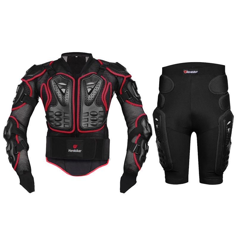 Motorcycle Off-Road Protective Armor: Leg Guards, Elbow Pads, Chest & Neck Protector