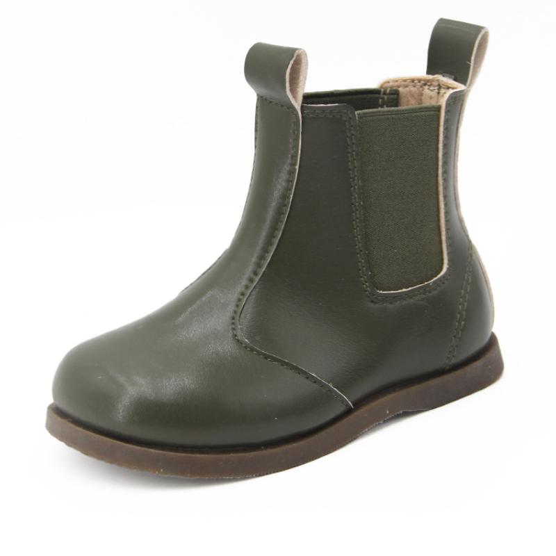 Children Boot Chelsea Leather Boots Soft Sole Kids Shoe for Girl Winter Shoe for Boy Platform Boot Ankle Boots Zapatos Niña 2024