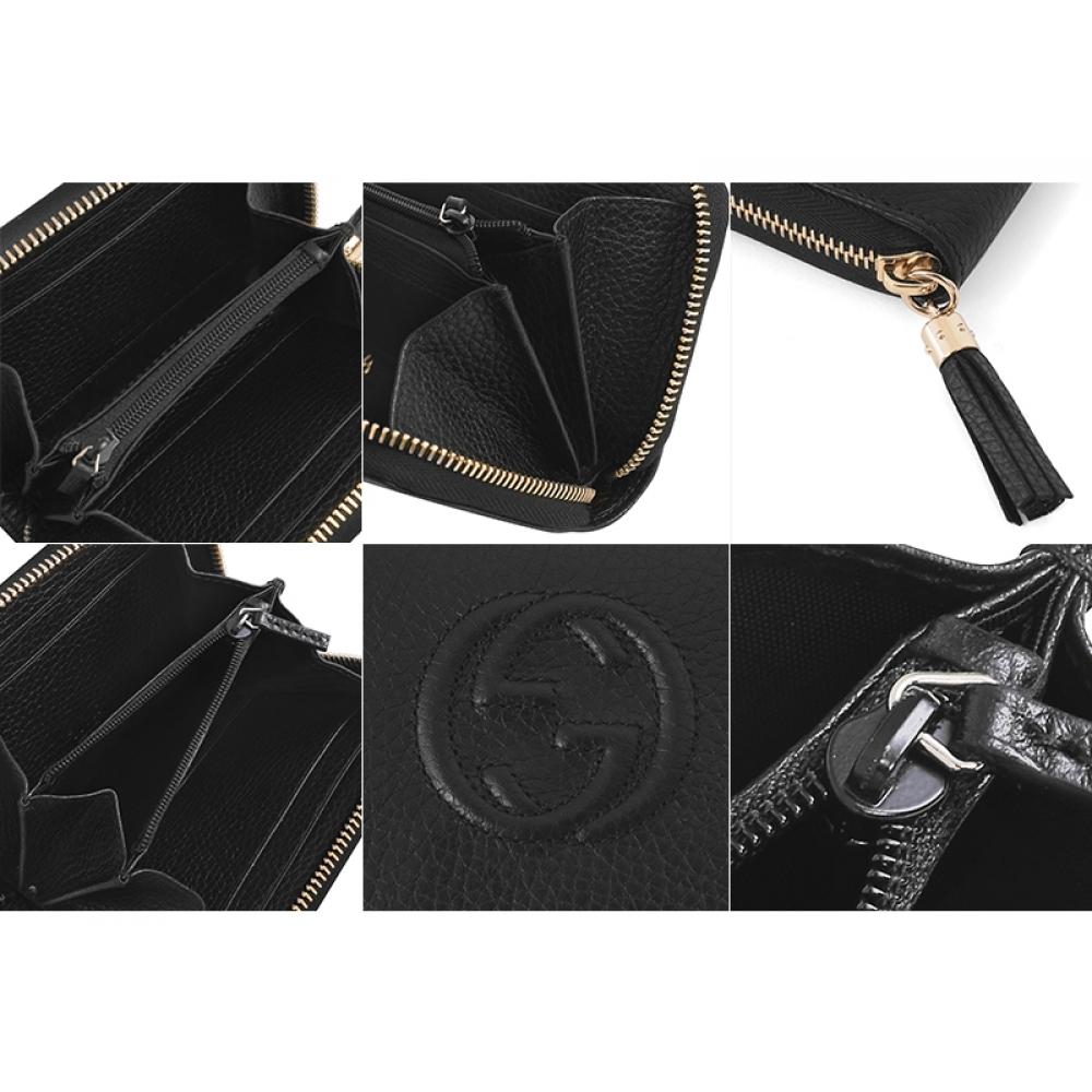 Gucci Soho Tassel Zip Wallet 598209 A7m0g 1000