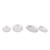 6Pcs 1/12 Dollhouse Silver Dinner Plate Food Tray Model Dollhouse Kitchen Tableware Decoration Toy Dolls House Accessories