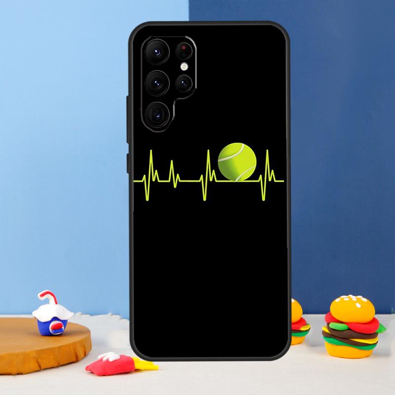 

Чехол для телефона с рисунком теннисных мячей и ракеток для Samsung Galaxy S25 Ultra S9 S10 S20 S21 S22 Plus S23 FE S24 Ultra Cover Coque Galaxy S25