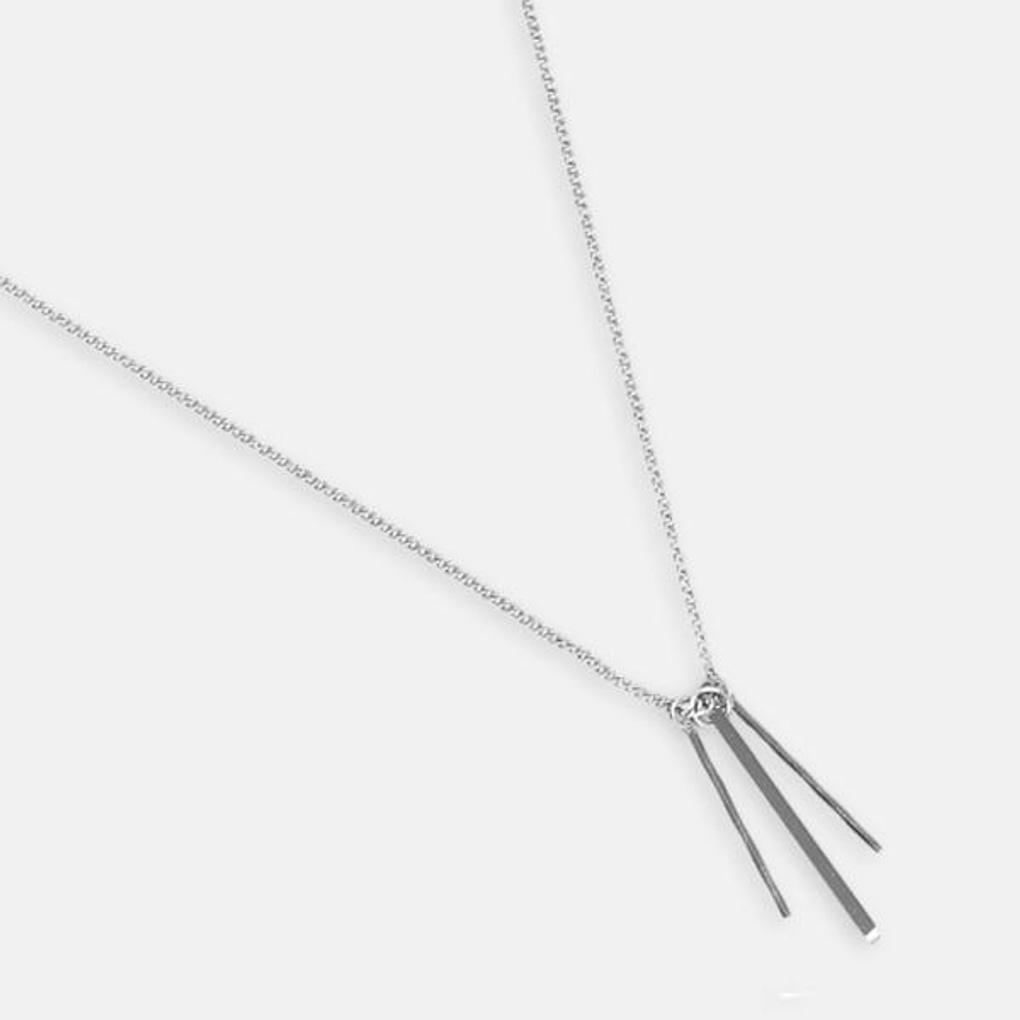 Surgical Steel Necklace, Women's and Men's Couple Drop Chain, 610ZIDA