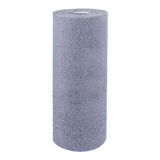 1 Roll Rag Thickened Water-Absorbent Cleaning Clothes Tear-Off Design Disposable Rags Kitchen Bathroom Cleaning Rag