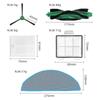 Main Brush, Roller Brush, Filter Screen, and Mop Cloth for iRobot Roomba Y0112/Y0110 Accessories